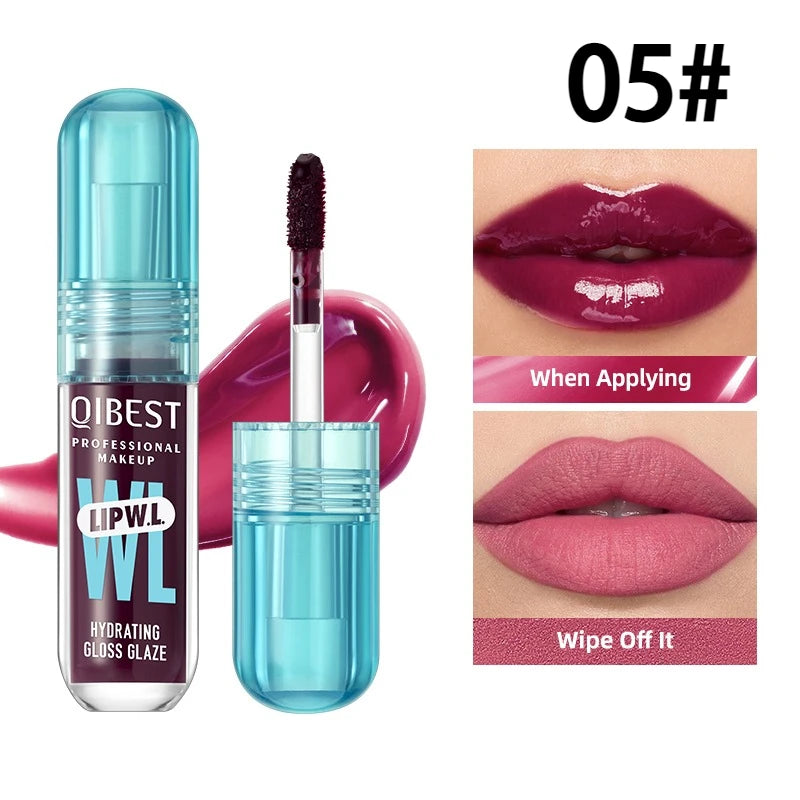 Moisturized Mirror Lip Glaze Long-lasting Color Rendering,not Easy To Fade Film-forming Water-light-sensitive Dudu Mirror