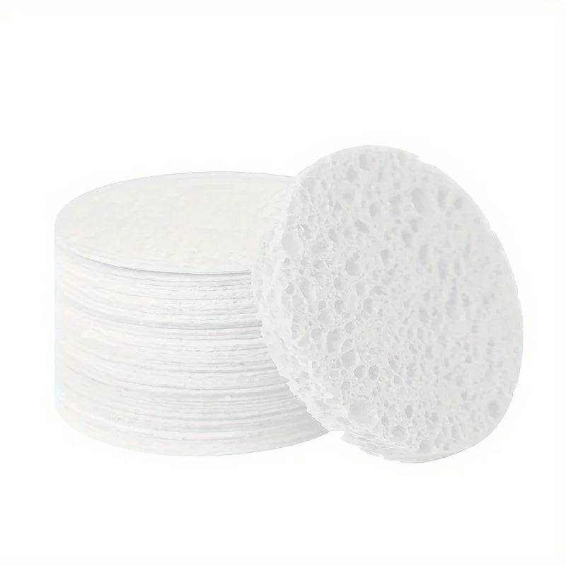 20 Éponges Visage Compressées – Nettoyage & Exfoliation Douce
