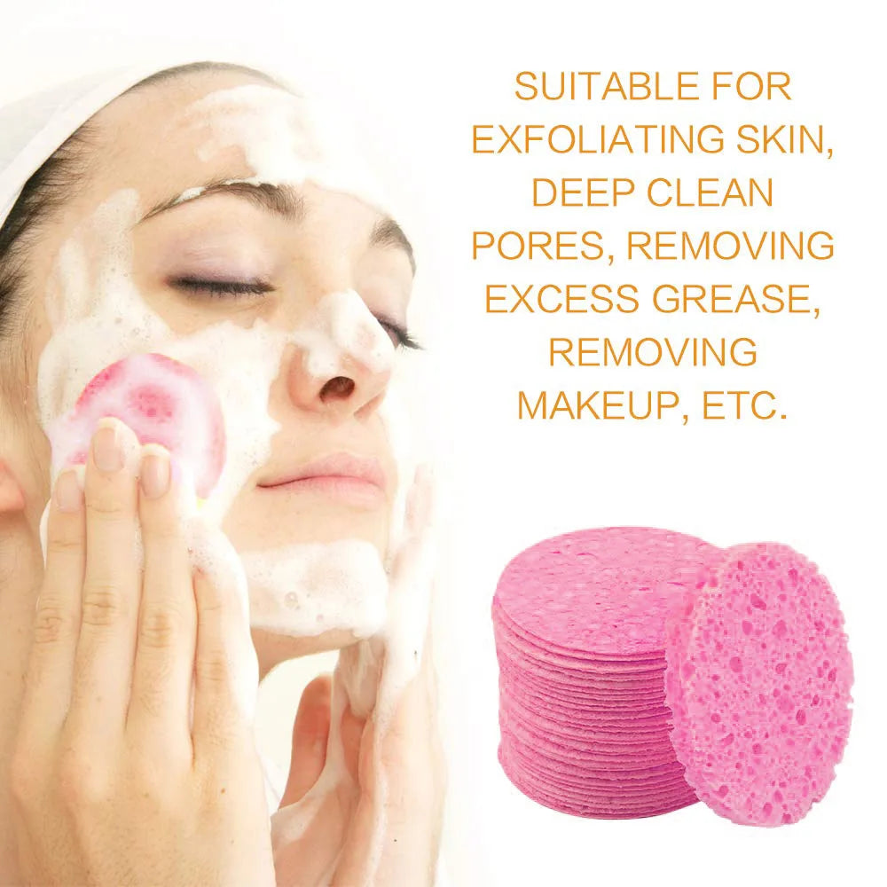 20 Éponges Visage Compressées – Nettoyage & Exfoliation Douce