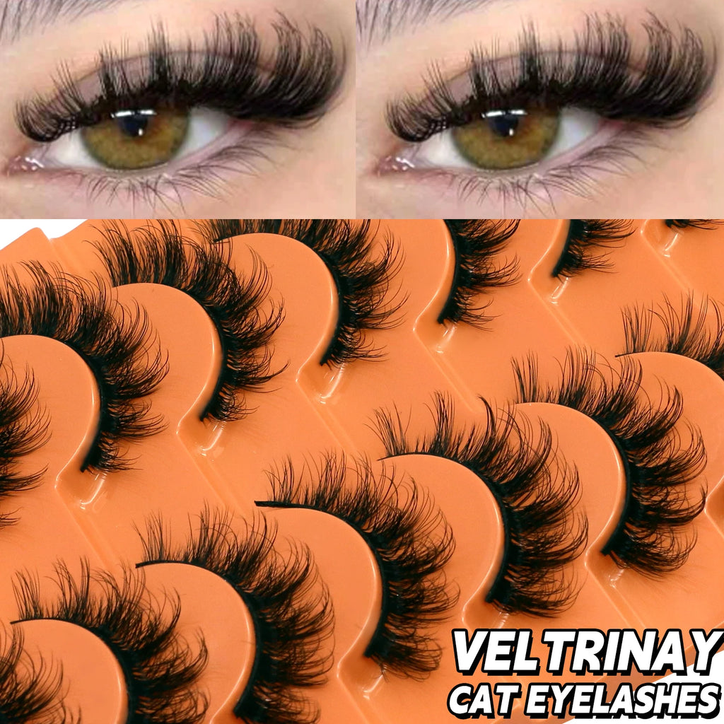 Faux Cils 3D Veltrinay – Mink Synthétique, Volume & Luxe