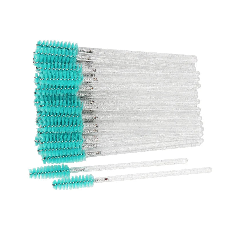 100 Brosses à Mascara Jetables – Applicateurs Cils & Sourcils