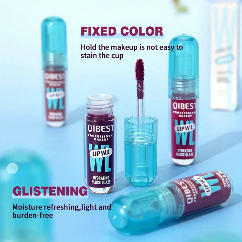 Moisturized Mirror Lip Glaze Long-lasting Color Rendering,not Easy To Fade Film-forming Water-light-sensitive Dudu Mirror