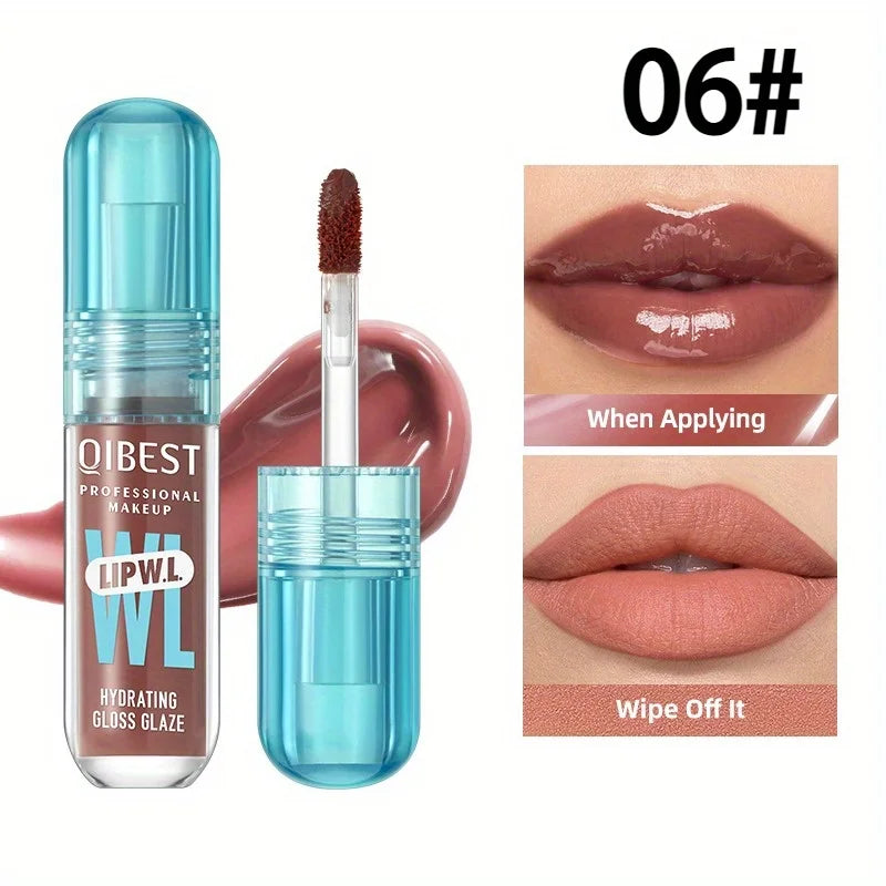 Moisturized Mirror Lip Glaze Long-lasting Color Rendering,not Easy To Fade Film-forming Water-light-sensitive Dudu Mirror