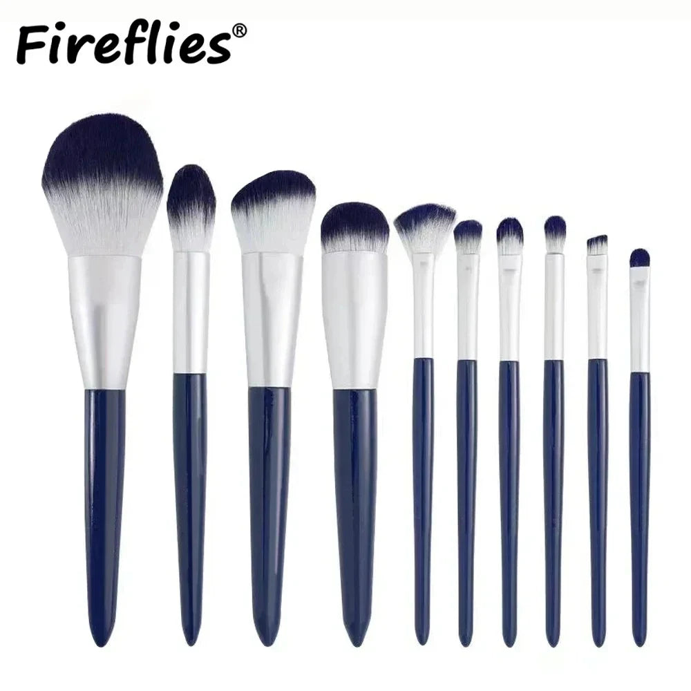 Set 14 Pinceaux Maquillage Doux & Polyvalents – Teint, Yeux & Blush