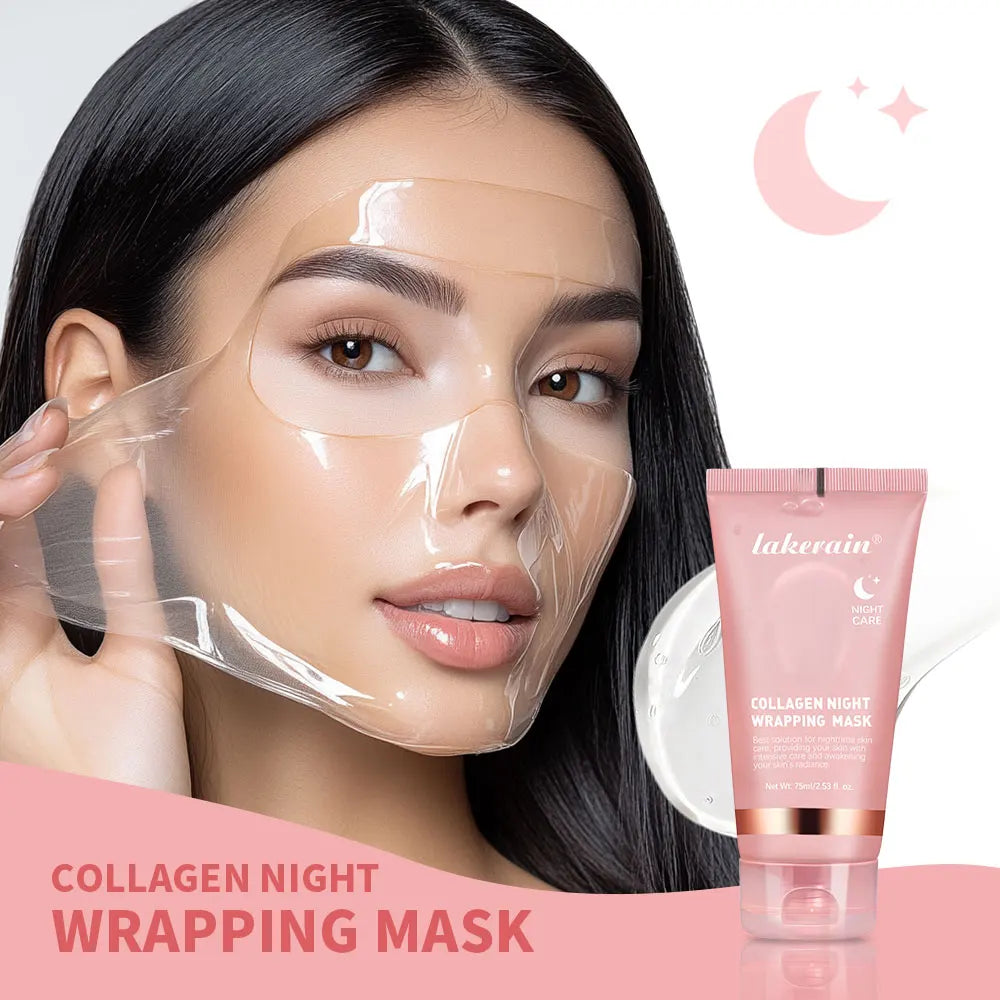 Masque Nuit Enveloppant Collagène Lakerain – Fermeté & Éclat, 75ml
