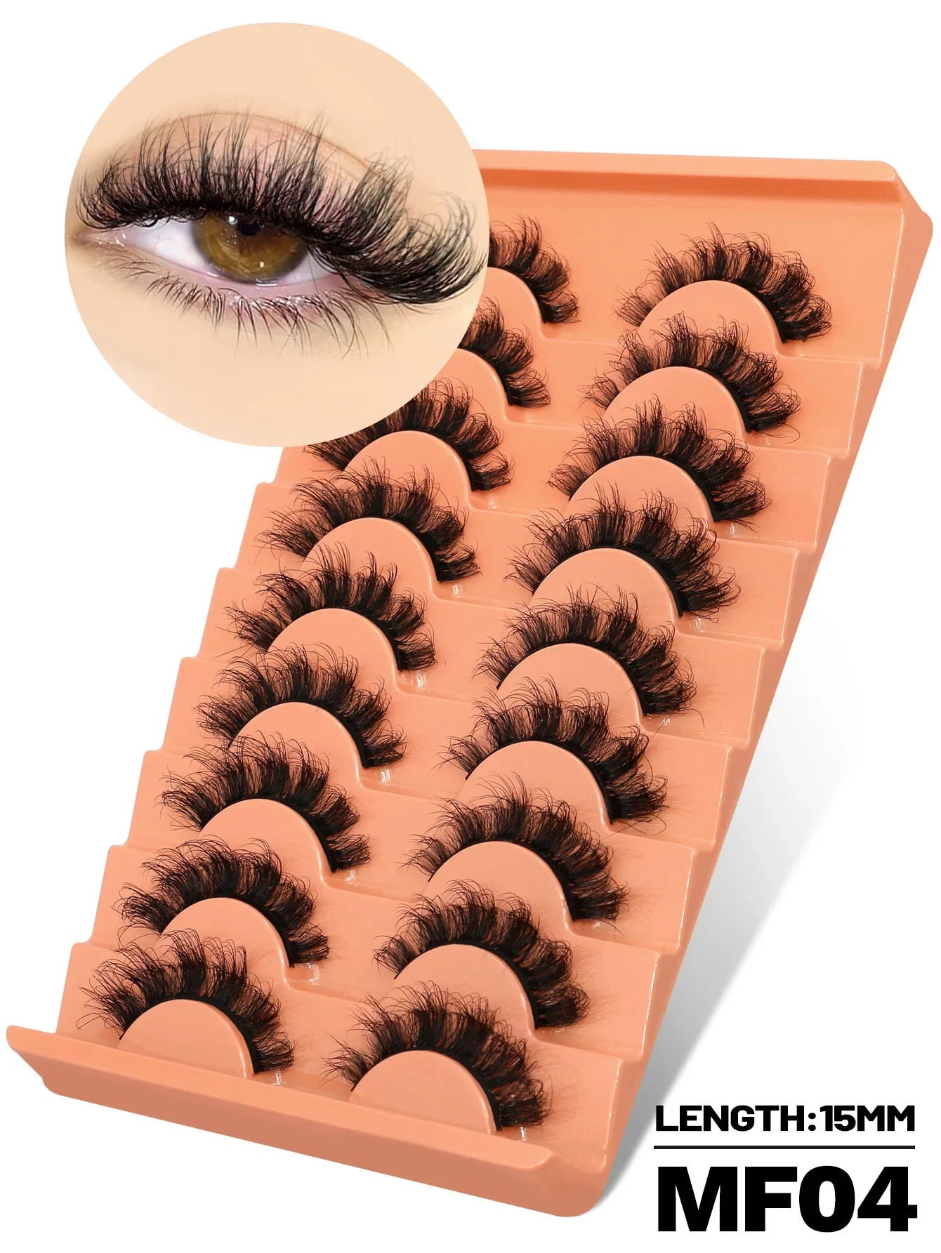 Faux Cils 3D Veltrinay – Mink Synthétique, Volume & Luxe