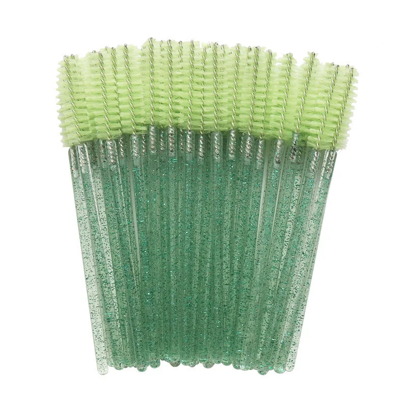 100 Brosses à Mascara Jetables – Applicateurs Cils & Sourcils