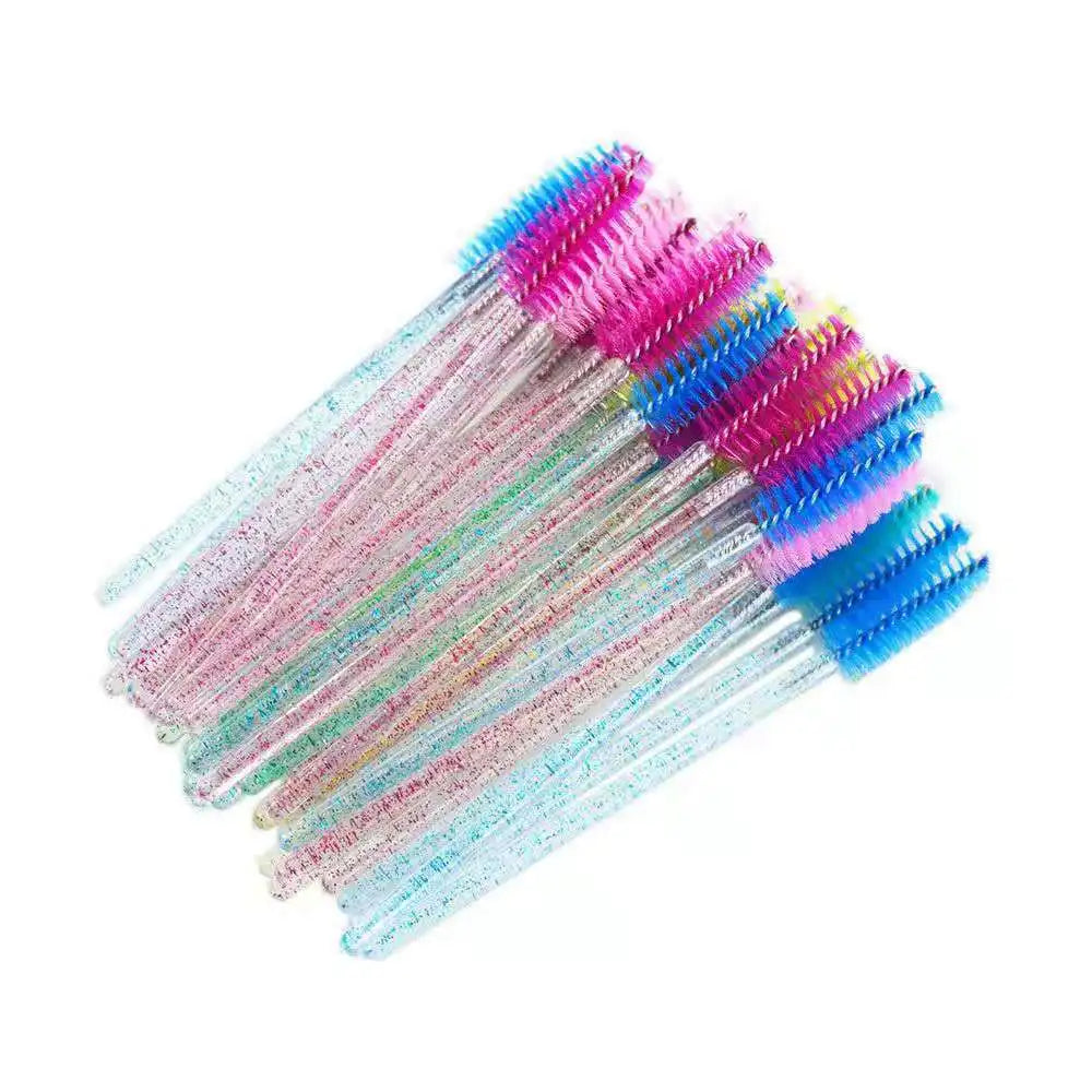100 Brosses à Mascara Jetables – Applicateurs Cils & Sourcils
