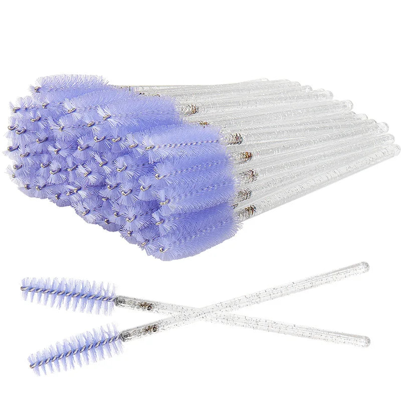 100 Brosses à Mascara Jetables – Applicateurs Cils & Sourcils