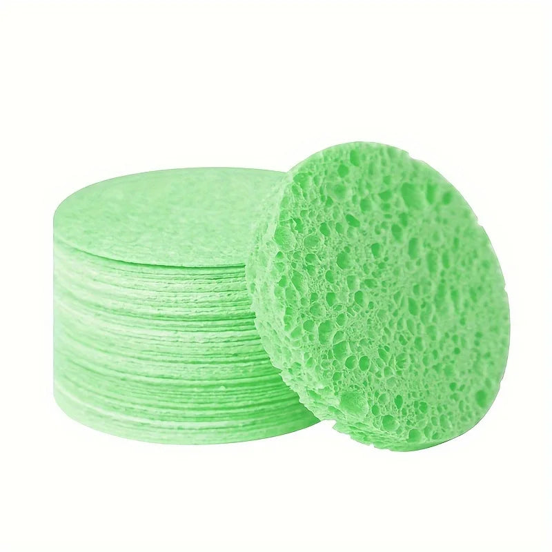 20 Éponges Visage Compressées – Nettoyage & Exfoliation Douce