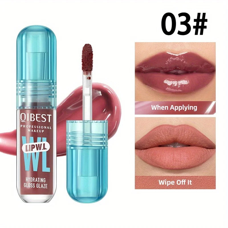 Moisturized Mirror Lip Glaze Long-lasting Color Rendering,not Easy To Fade Film-forming Water-light-sensitive Dudu Mirror