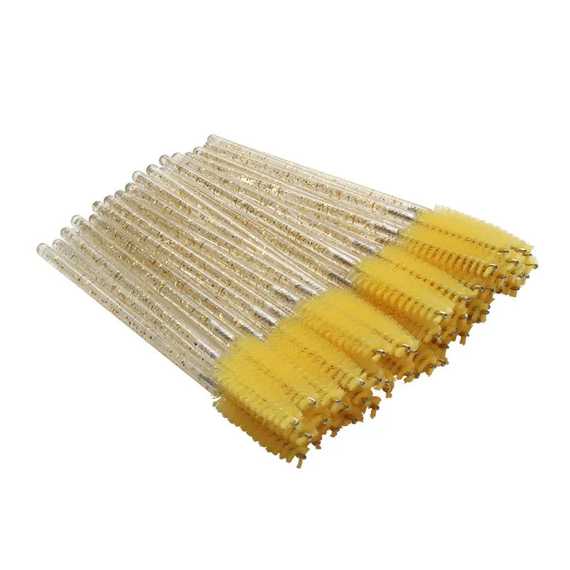 100 Brosses à Mascara Jetables – Applicateurs Cils & Sourcils