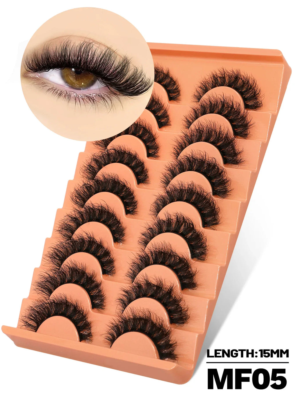 Faux Cils 3D Veltrinay – Mink Synthétique, Volume & Luxe