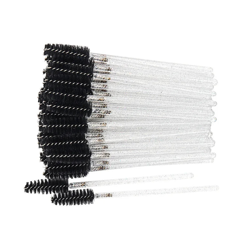 100 Brosses à Mascara Jetables – Applicateurs Cils & Sourcils