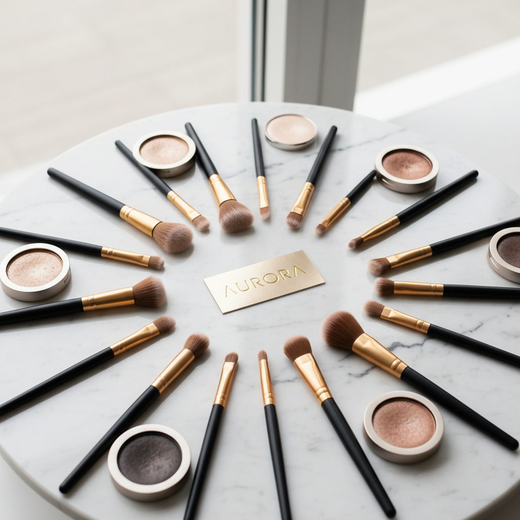 Set 28 Pinceaux Yeux Professionnels – Ombres, Contour & Highlighter